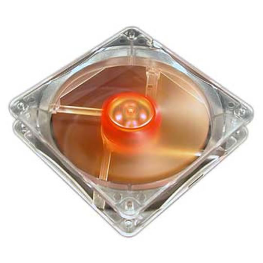 Akasa Amber Case Fan, 92mm, 3 Pin, 2 Ball Bearing, Ultra Quiet and Long Life : image 1