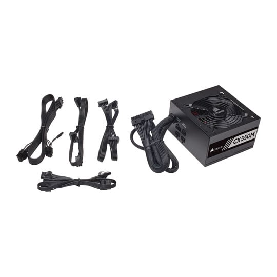 Corsair 550 Watt CX550M Semi Modular PSU/Power Supply : image 4