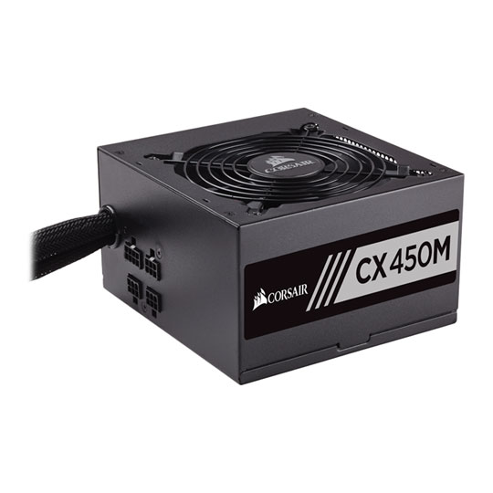 Corsair 450 Watt CX450M Semi Modular PSU/Power Supply : image 1