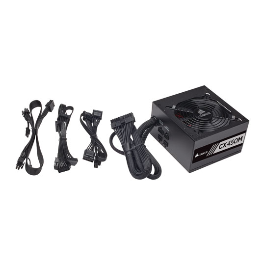 Corsair 450 Watt CX450M Semi Modular PSU/Power Supply : image 4