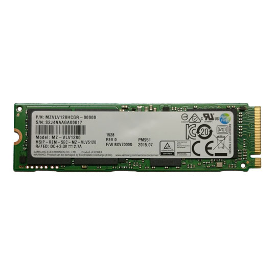 Samsung 128GB PM951 M.2 PCIe NVMe SSD/Solid State Drive : image 1