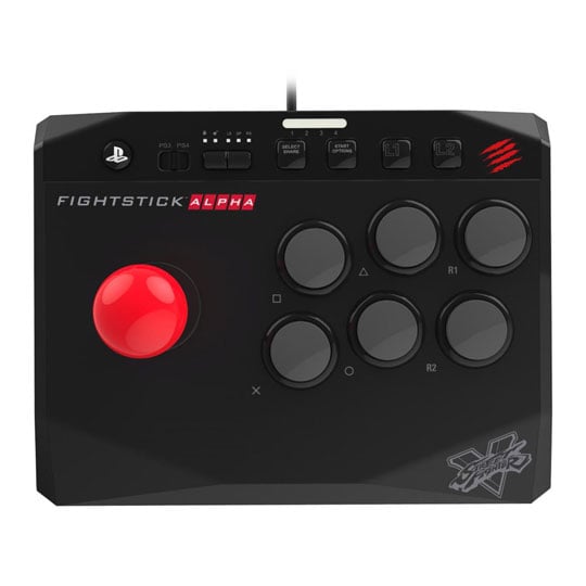 Mad Catz FightStick アケコン MCZJ-00024 PS3 Mad Catz FightStick Alpha Street Fighter PS4/PS3 Arcade Joystick
