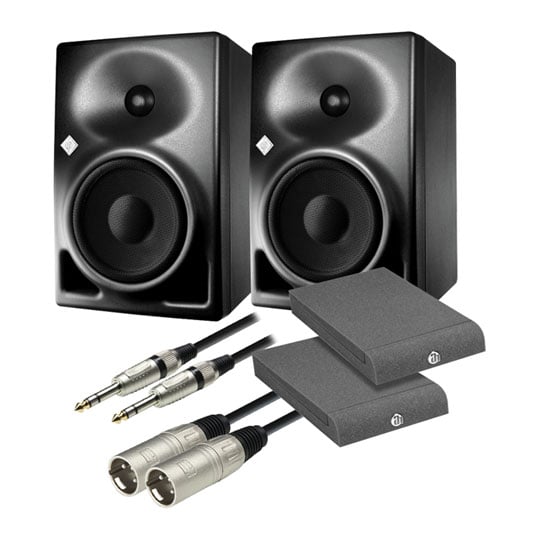 Neumann KH120 A Monitor Speakers + AH Isolator Pads + Leads