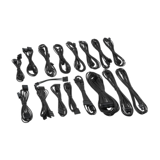 C-Series AXi, HXi & RM PSU Premium Black Cable Kit from CableMod : image 1