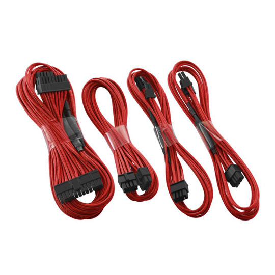 Red Rmi Cable C-Series RMi & RMx PSU Basic Red Cable Kit from CableMod LN70819 - CM ...