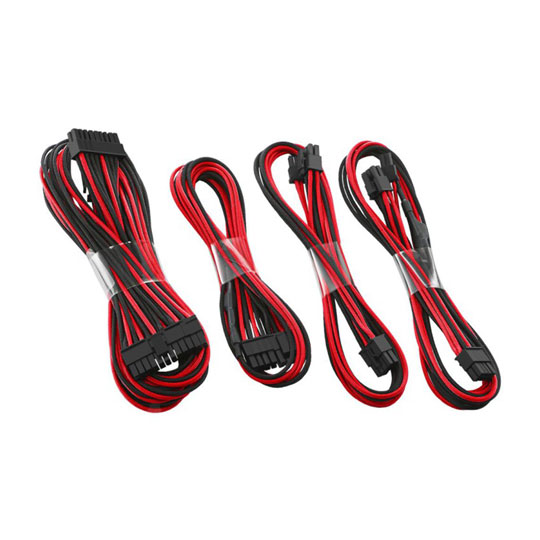 Red Rmi Cable C-Series RMi & RMx PSU Basic Black/Red Cable Kit from CableMod LN70816 ...