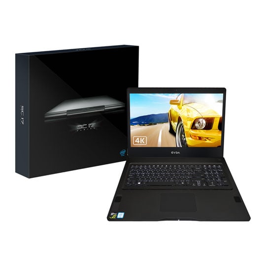 EVGA SC17 17.3" 4K Ultra HD IPS NVIDIA Gaming Laptop with Overclocking Features : image 1