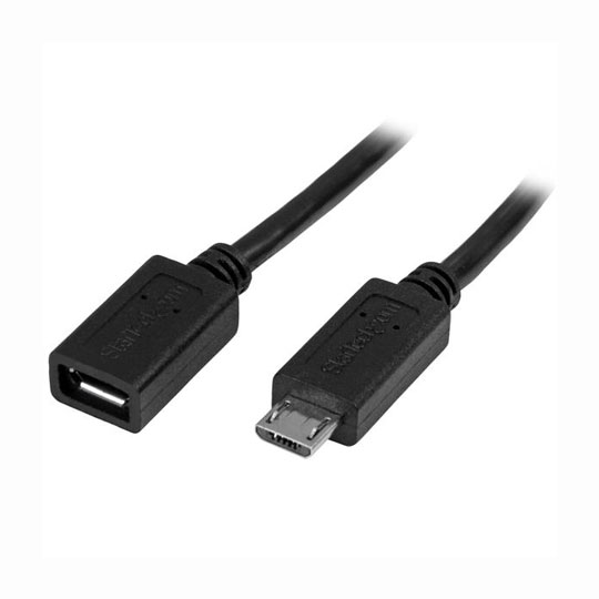 50 cm Micro Male to Female USB Extension Cable from LN71026 USBUBEXT50CM SCAN UK
