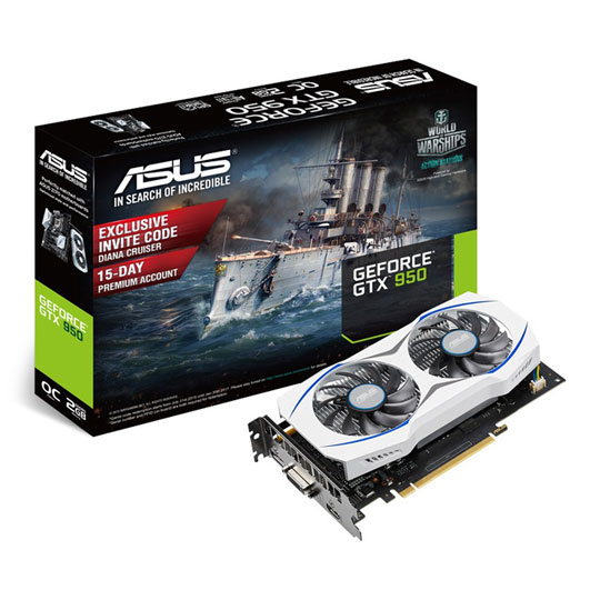 Asus Cpu Gpu Tweak Ii Oc Scanner ASUS White GeForce GTX 950