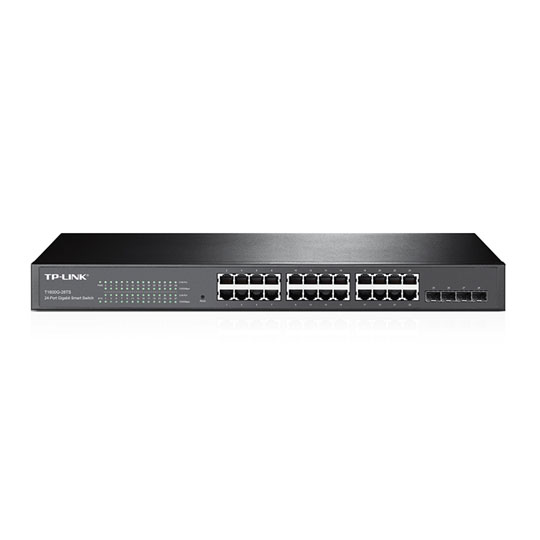 TP-LINK 24 Port Gigabit Ethernet +4 SFP Smart Managed Switch T1600G-28TS : image 1