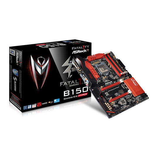 ASRock Intel B150 FATAL1TY Gaming K4 Hyper ATX Motherboard : image 1