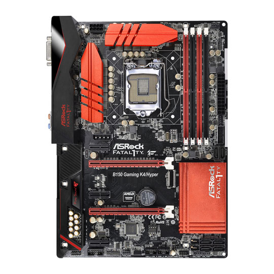 ASRock Intel B150 FATAL1TY Gaming K4 Hyper ATX Motherboard : image 3