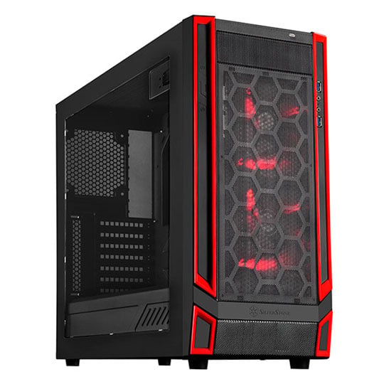 Silverstone SST-RL05B-W Redline Desktop PC Gaming Case : image 1