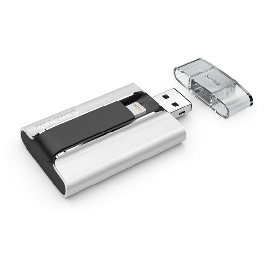 SanDisk 64GB iXpand Flash Drive, USB 2.0 + Apple Lightning Connector for iPad Tablet/iPhone : image 2