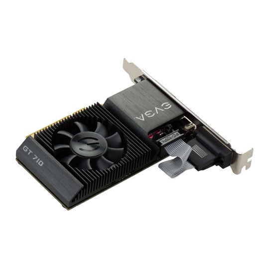 EVGA GeForce GT710 Low Profile Single Slot Graphics Card 1GB : image 3
