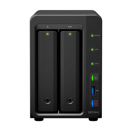 Synology DS716+II 2 Bay NAS LN72510 | SCAN UK