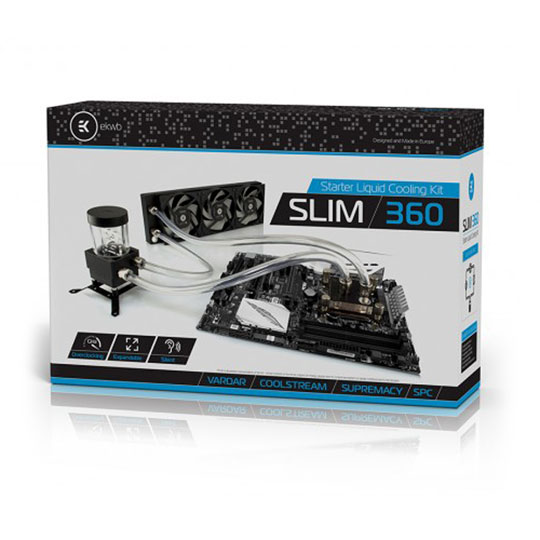 EKWB Compact EK-KIT S360 mATX ITX Complete Water Cooling Kit : image 1
