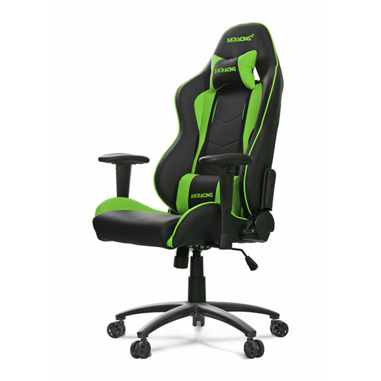 AKRacing Nitro Gaming Chair in Green/Black Suitable for Home & Office : image 1
