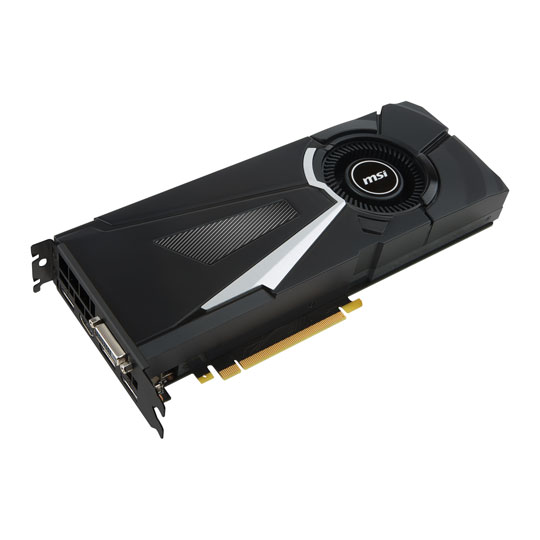 1080 MSI NVIDIA GeForce GTX 1080 8GB Aero OC Graphics Card LN72959