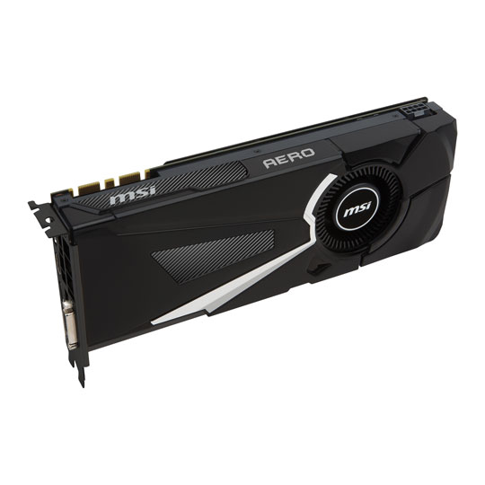 MSI NVIDIA GeForce GTX 1080 8GB Aero OC Graphics Card LN72959