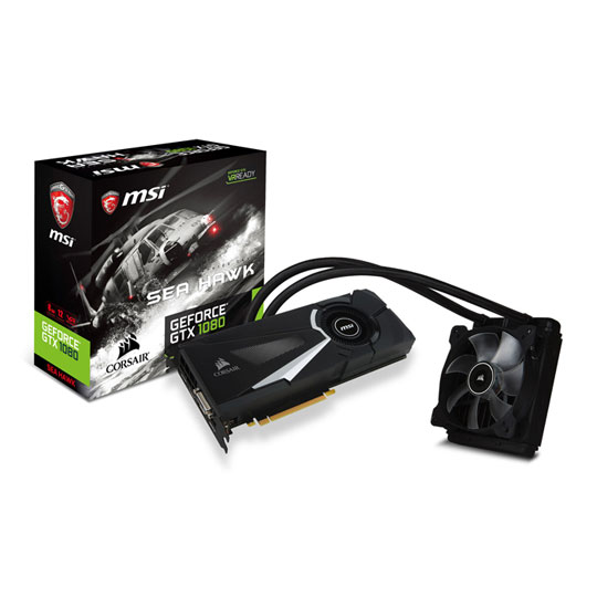 MSI NVIDIA GeForce GTX 1080 8GB SEAHAWK X Watercooled : image 1
