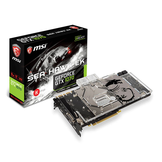 MSI NVIDIA GeForce GTX 1070 8GB SEAHAWK EK X Watercooled : image 1