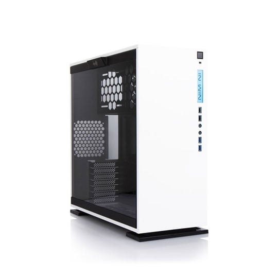 In Win 303 White PC Gaming Case with Glass Window : image 1