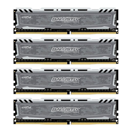 Ram Memory Crucial Ballistix Sport Lt Gray Ballistix 8GB Sport LT