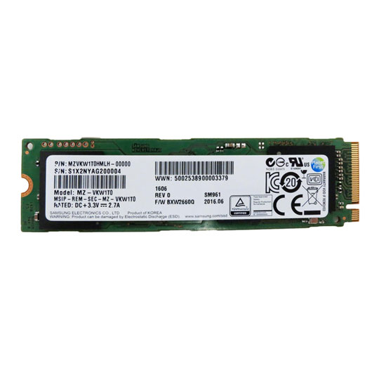 Samsung 1TB SM961 M.2 PCIe NVMe Workstation OEM SSD/Solid State Drive : image 1