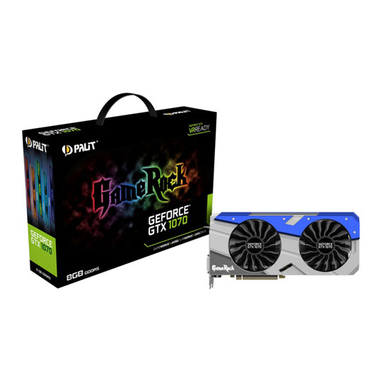 グラフィックボード　GTX1070 8G　PALIT GAMEROCK Palit NVIDIA GeForce GTX 1070 8GB GameRock Graphics Card LN73338