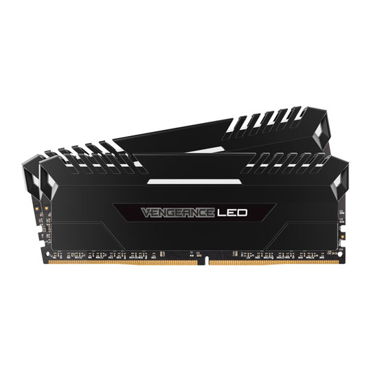 Corsair Vengeance White LED 16GB DDR4 2666 Memory Kit 2x 8GB : image 2