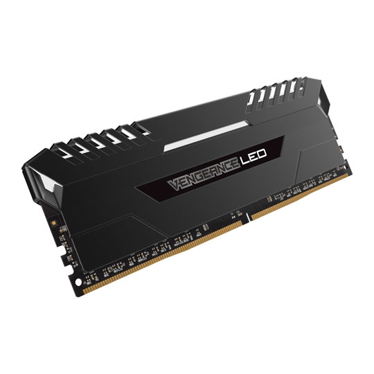 Corsair Vengeance White LED 16GB DDR4 2666 Memory Kit 2x 8GB : image 3