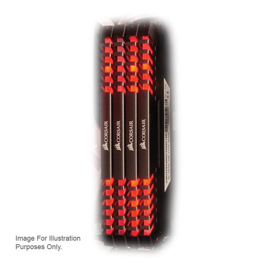 Corsair Vengeance Red LED 32GB DDR4 3000 Memory Kit 2x 16GB : image 4