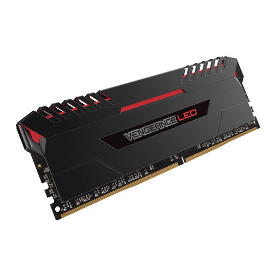 Corsair Vengeance Red LED 32GB DDR4 3000 Memory Kit 4x 8GB LN73382