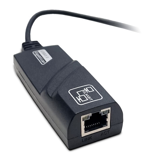 Xclio USB Type-C Male To Gigabit Ethernet Adaptor Black : image 3