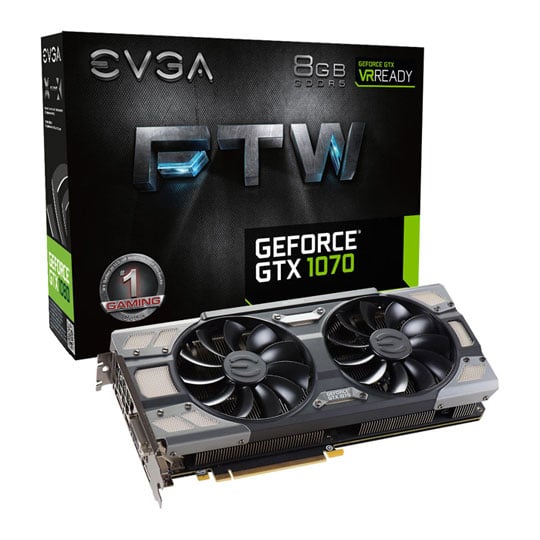 EVGA NVIDIA GeForce GTX 1070 8GB FTW GAMING ACX 3.0 : image 1