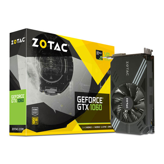 Zotac NVIDIA GeForce GTX 1060 6GB Mini Graphics Card : image 1