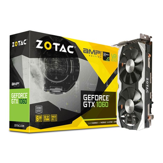 Zotac NVIDIA GeForce GTX 1060 6GB AMP Edition Graphics Card : image 1