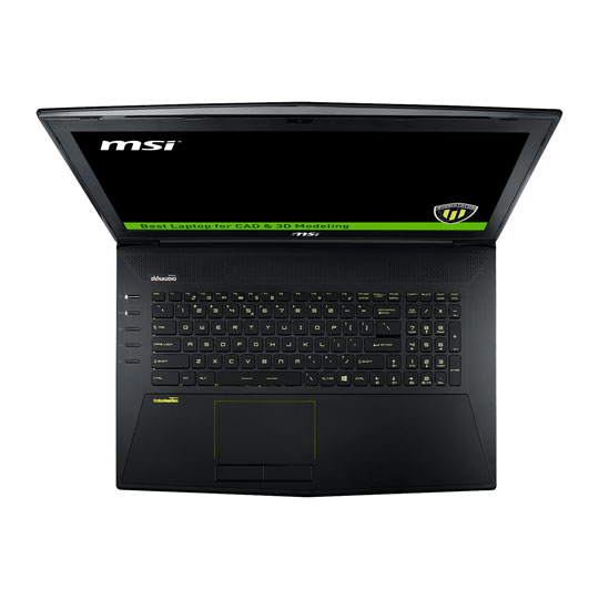 MSI 17.3" WT72 6QN Quadro M5500M Workstation Laptop : image 2