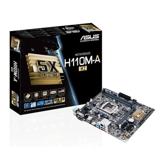ASUS Intel H110M-A/M.2 Micro ATX Motherboard : image 1
