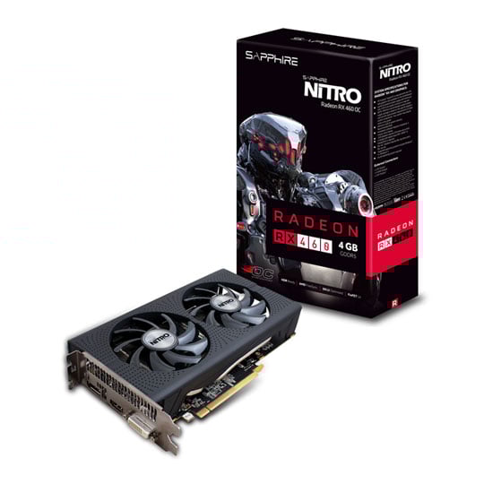Sapphire Nitro RX460 4GB AMD Graphics Card