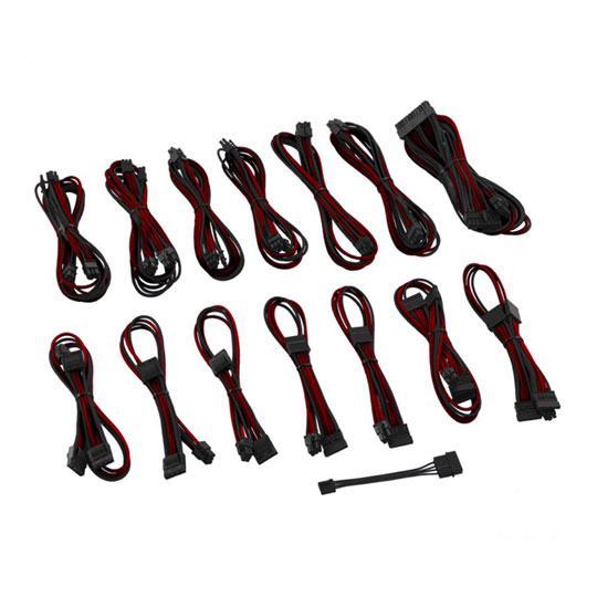 Red Rmi Cable CableMod C-Series RMi & RMx ModMesh Cable Kit Black/Blood Red LN74080 ...