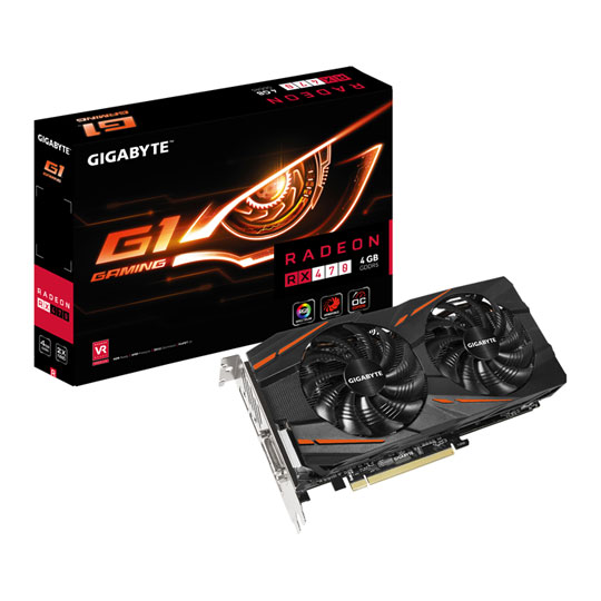 Gigabyte G1 GAMING Radeon RX470 4GB AMD Graphics Card : image 1
