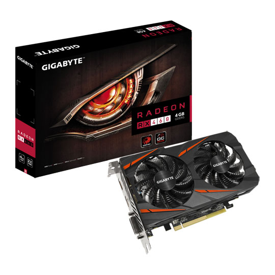 Gigabyte RX460 WindForce OC 4GB AMD Graphics Card : image 1