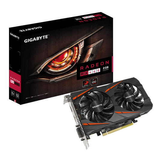 Gigabyte Radeon RX460 WindForce OC 2GB Graphics Card : image 1