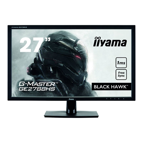 iiyama 27" Black Hawk GE2788HS Full HD Freesync 1ms Gaming Monitor : image 1