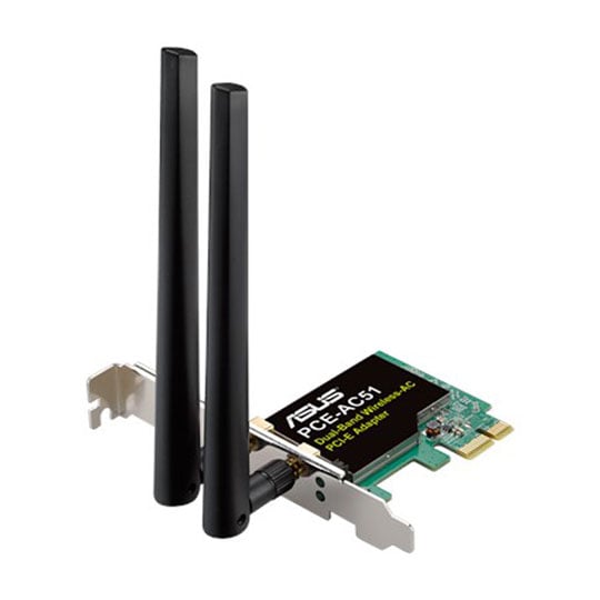 ASUS Wireless-AC750 Dual-band PCI-E Adapter 90IG02S0-BO0010 : image 1