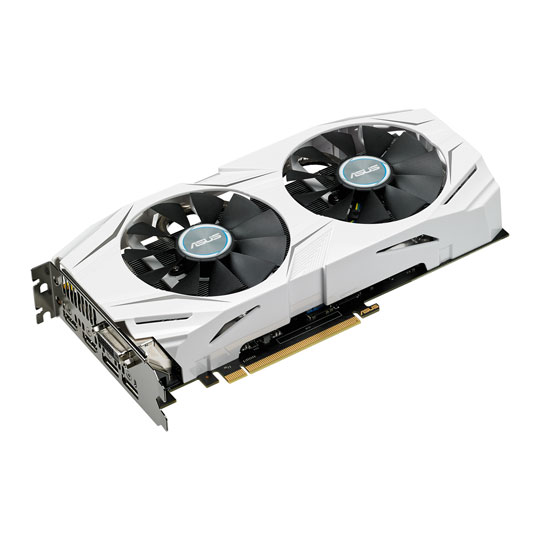 ASUS NVIDIA GeForce GTX 1060 3GB DUAL White Graphics Card : image 2