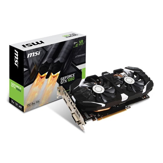 MSI NVIDIA GeForce GTX 1060 3GB OC Graphics Card : image 1