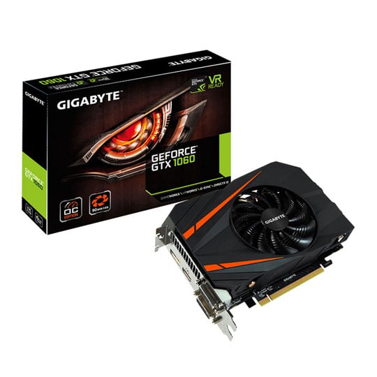 Gigabyte NVIDIA GeForce GTX1060 6GB Mini-ITX Graphics Card : image 1